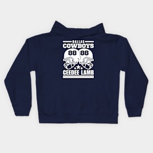 Dallas Cowboys CeeDee Lamb 88 American Football Retro Kids Hoodie